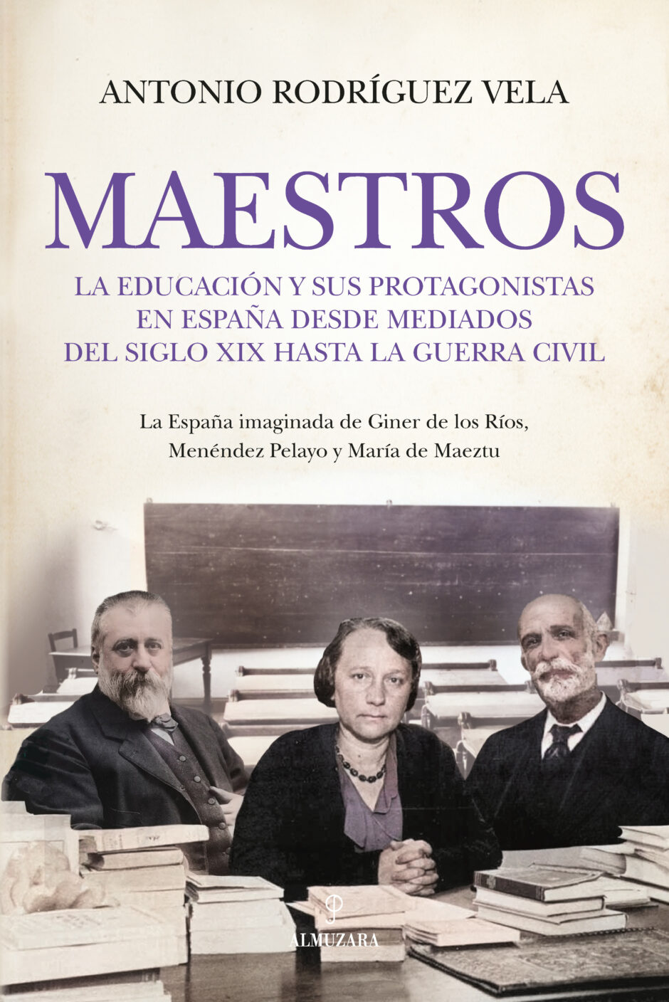 Homenaje a Giner de los Ríos, Menéndez Pelayo y María de Maeztu, tres grandes maestros de diferentes ideologías que apostaron por la educación para mejorar su país